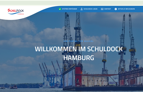 Screenshot vom Schuldock, damit man weiß, wie die Seite aussieht.